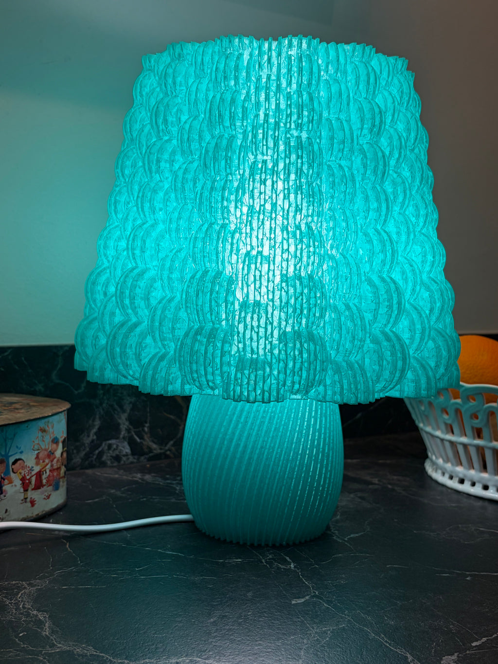 Lampe lumibubble vert émeraude