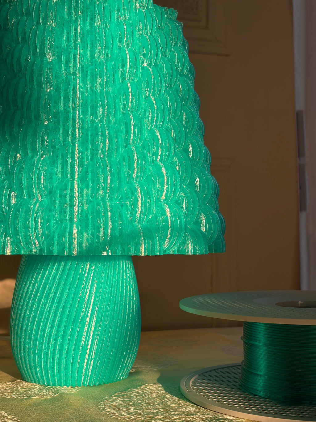 Lampe lumibubble vert émeraude