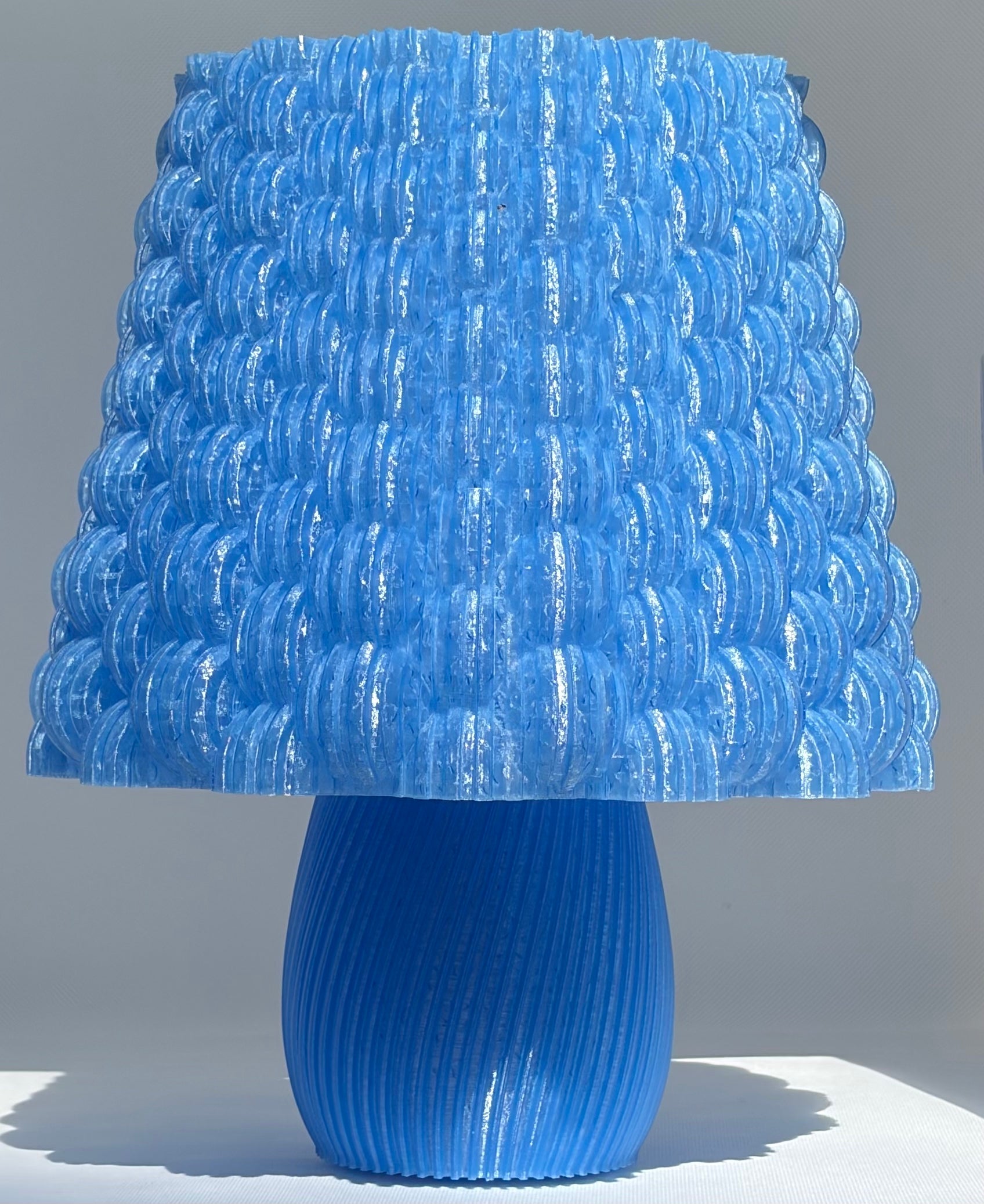 Lampe lumibubble Bleue – Impression 3D sur mesure